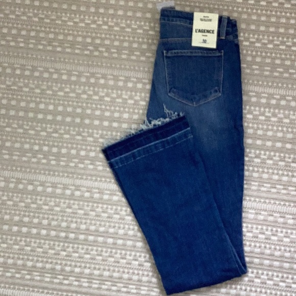L’AGENCE Ruth High Rise Straight Jeans - Picture 6 of 6